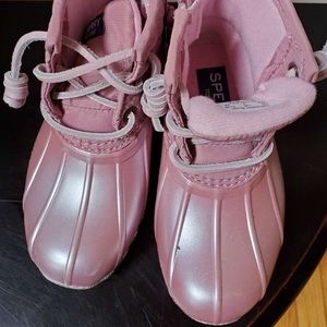 Toddler Real Sperrys Duck Boots